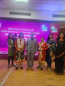 Dr Sumita Prabhakar with other doctors at ISAR Lucknow 2025